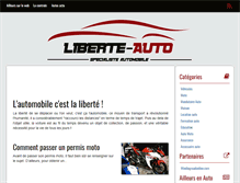 Tablet Screenshot of liberte-auto.fr